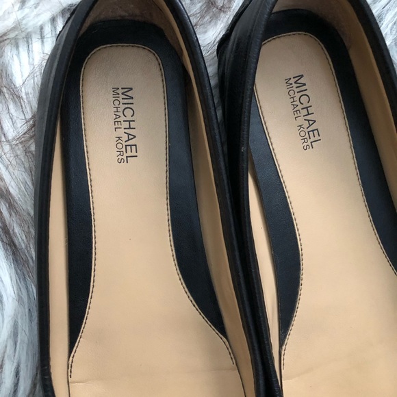 COPY - Michael Kors Tracee Leather Flats Mocassins - Picture 2 of 6
